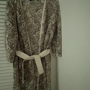 Cardigan, Jaeger, women, S  (British 10), Ivory/Taupe